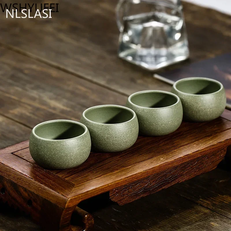 Korean Tea Set - 2 Pcs/set Yixing Boutique Purple Clay
