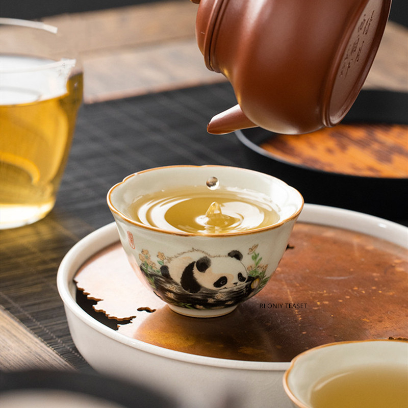 1 Pc Chinese Tradition Ru Kiln - Korean Tea Set review and price