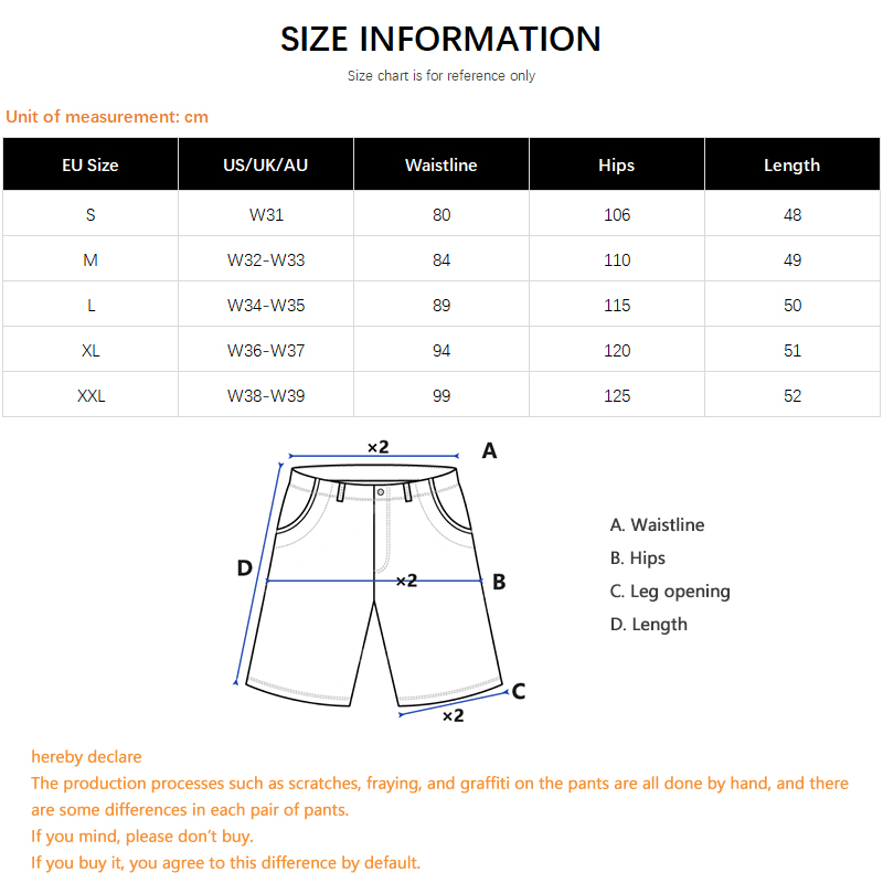 Hip-Hop Streetwear Men's Denim - Korean Lifestyle review and price