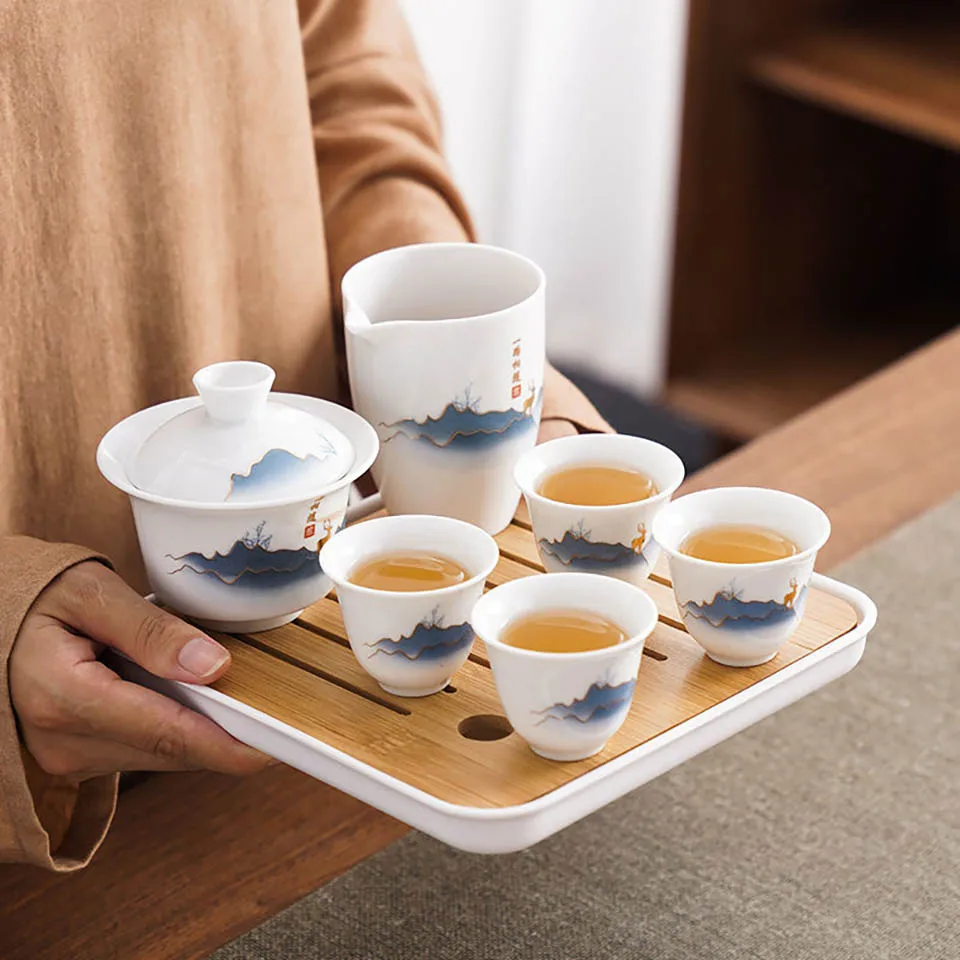 Ceramic Chinese Kung Fu Tea Se - Korean Tea Set review and price