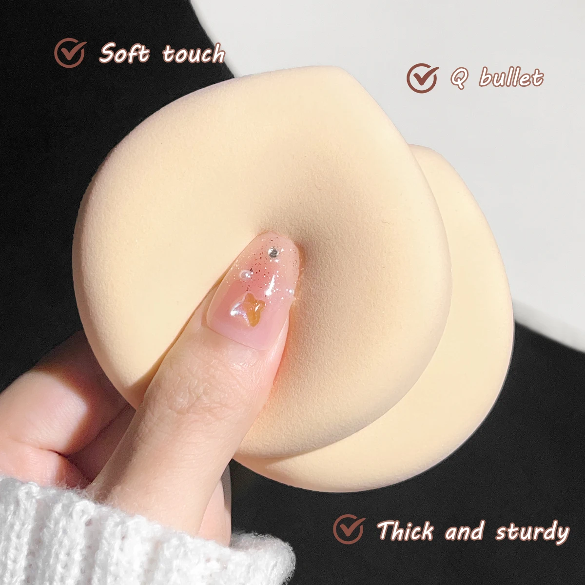 Dry and wet makeup puff sponge - Bb Cushion Korean review and price