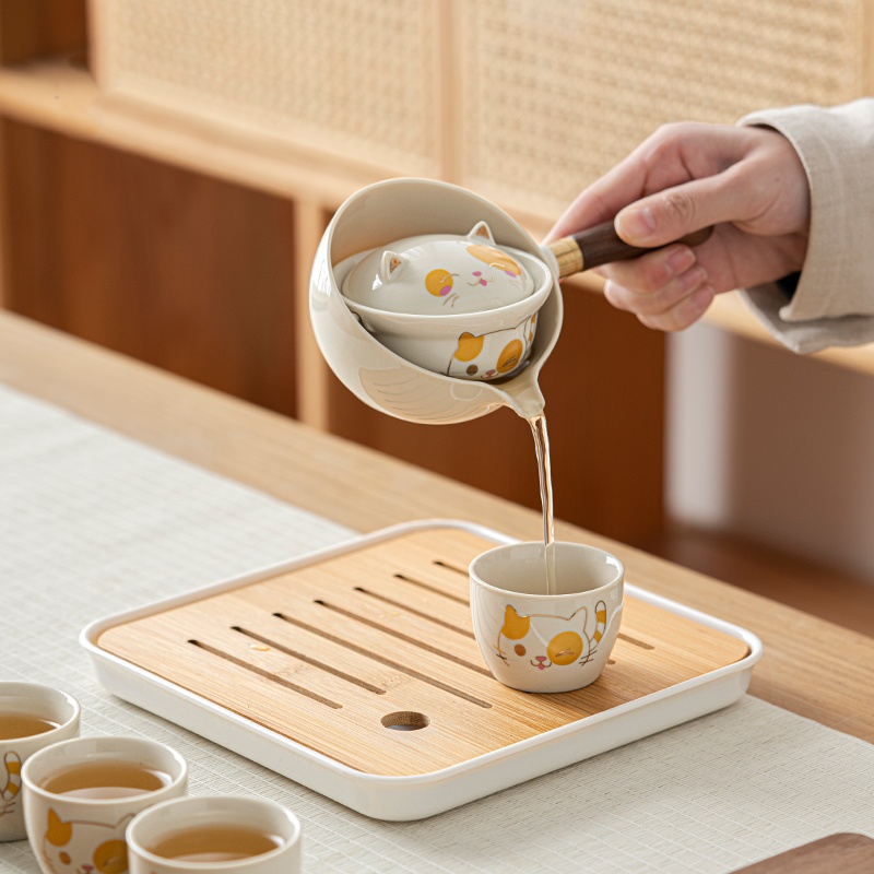 Portable Glass Ceramic Chinese - Korean Tea Set review and price