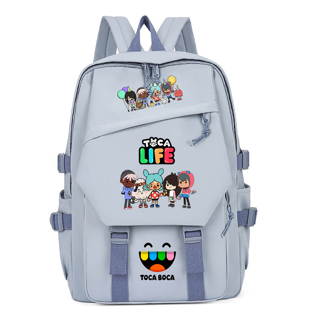 Toca Life World Print Backpack - Korean Lifestyle Student review and price