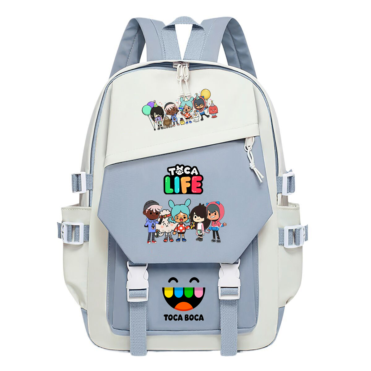 Toca Life World Print Backpack - Korean Lifestyle Student review and price
