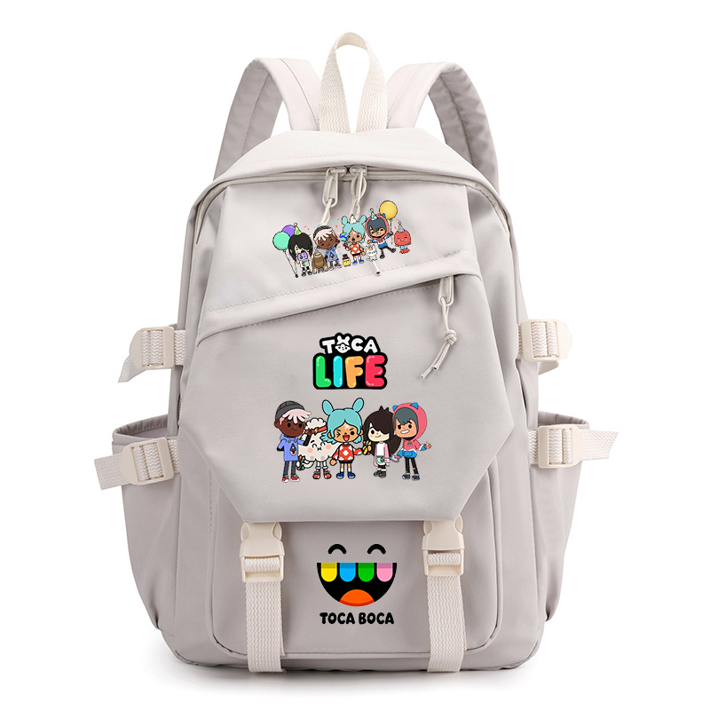 Toca Life World Print Backpack - Korean Lifestyle Student review and price