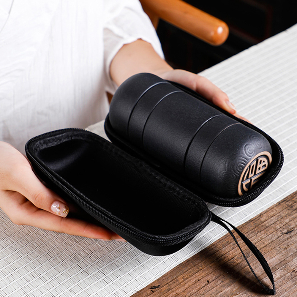 HMLOVE Black Ceramic Teawear 1 - Korean Tea Set review and price