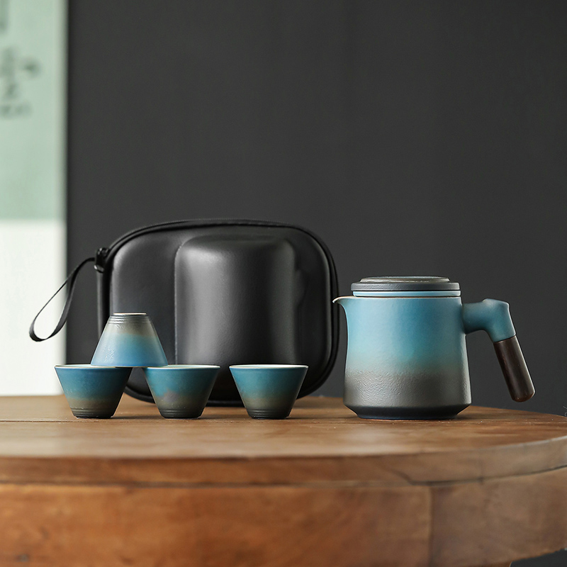 Simple 1 Pot 4 Cups Travel Tea - Korean Tea Set review and price