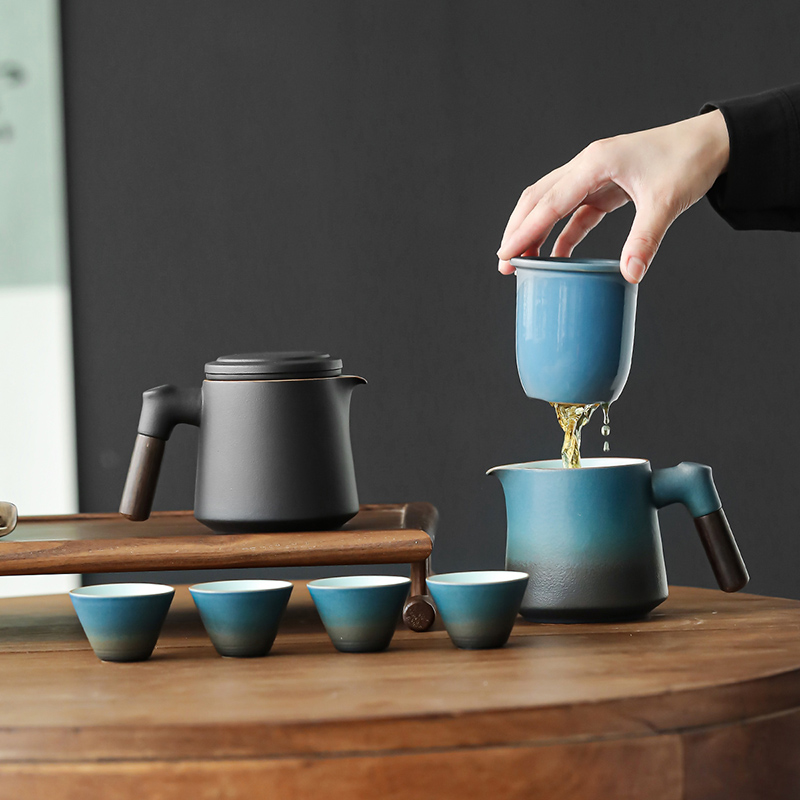 Simple 1 Pot 4 Cups Travel Tea - Korean Tea Set review and price