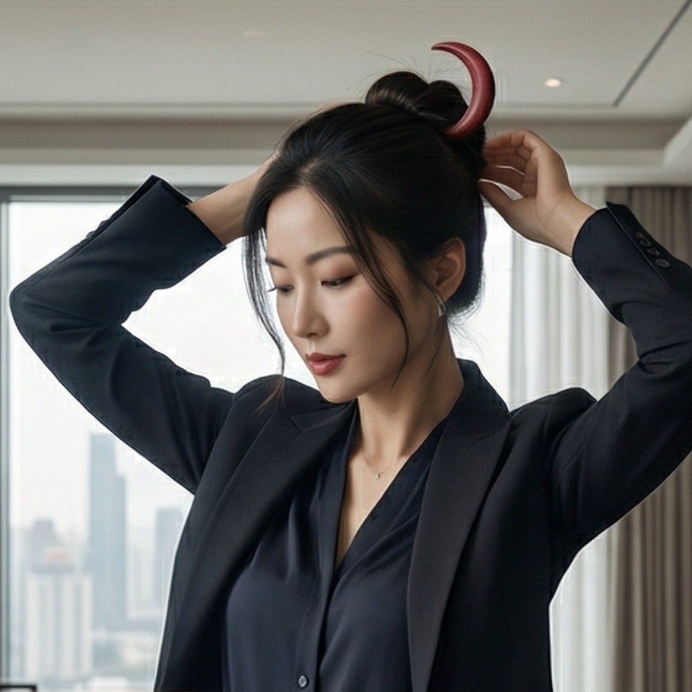 Elegant Crescent Hair Fork Han - Hanbok Hair Pin review and price