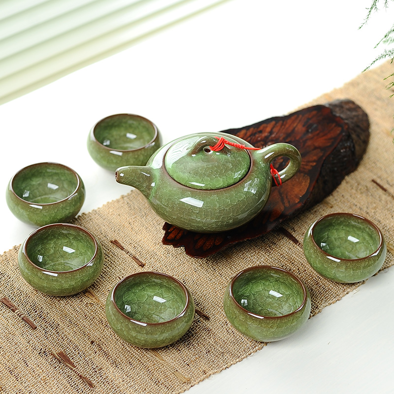 7pcs Ceramic Tea Set with Ice  - Korean Tea Set review and price