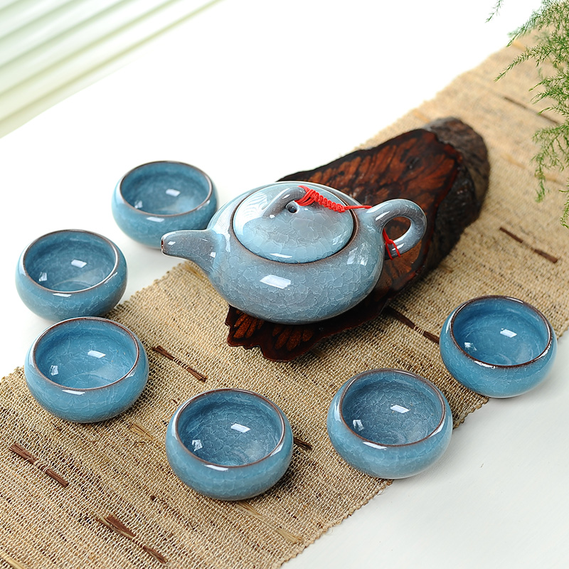 7pcs Ceramic Tea Set with Ice  - Korean Tea Set review and price