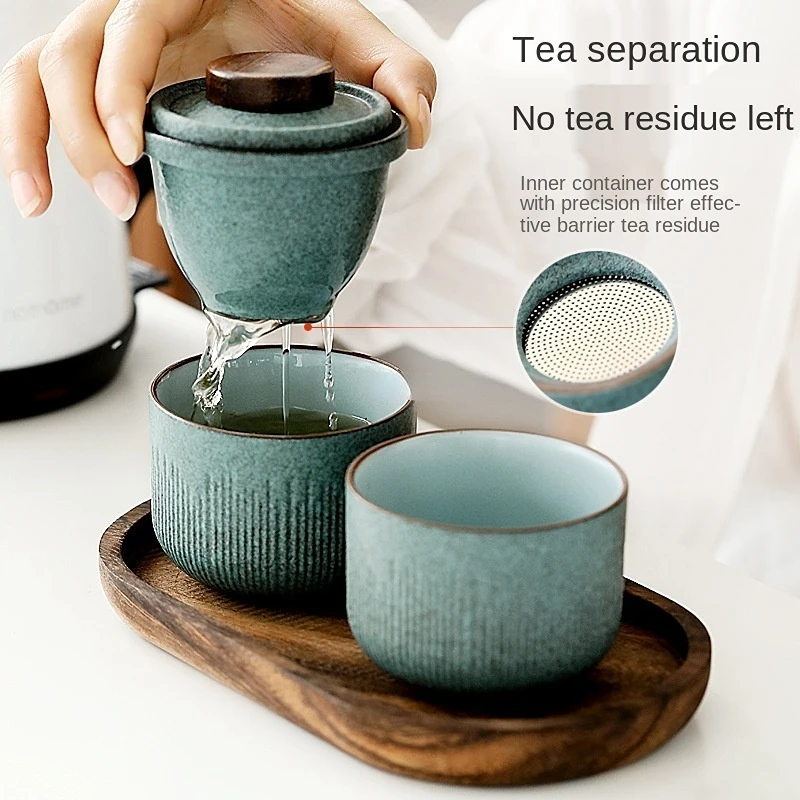 Travel Kung Fu Tea Set Outdoor - Korean Tea Set review and price