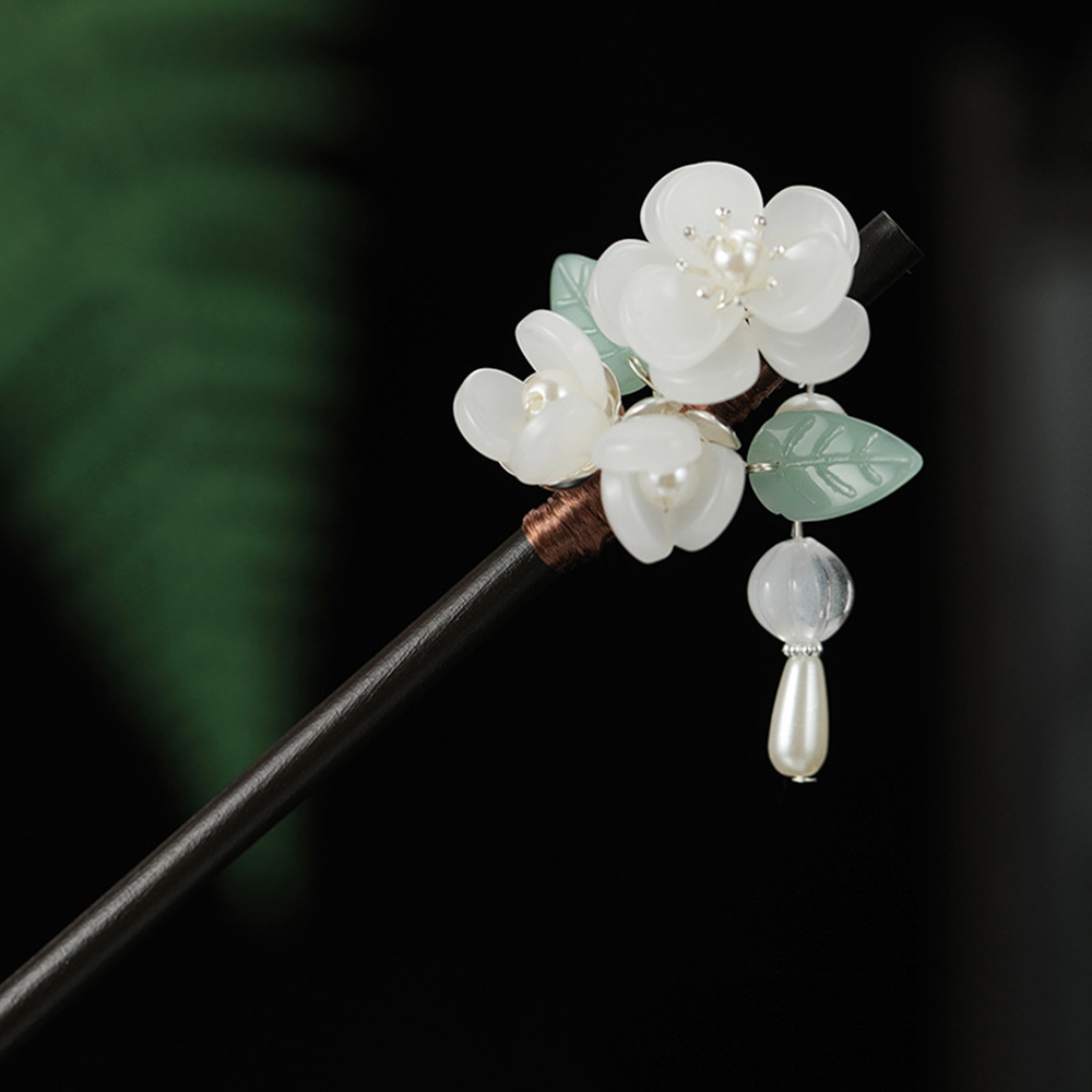 Retro Flower Hairpin With Pear - Hanbok Hair Pin review and price